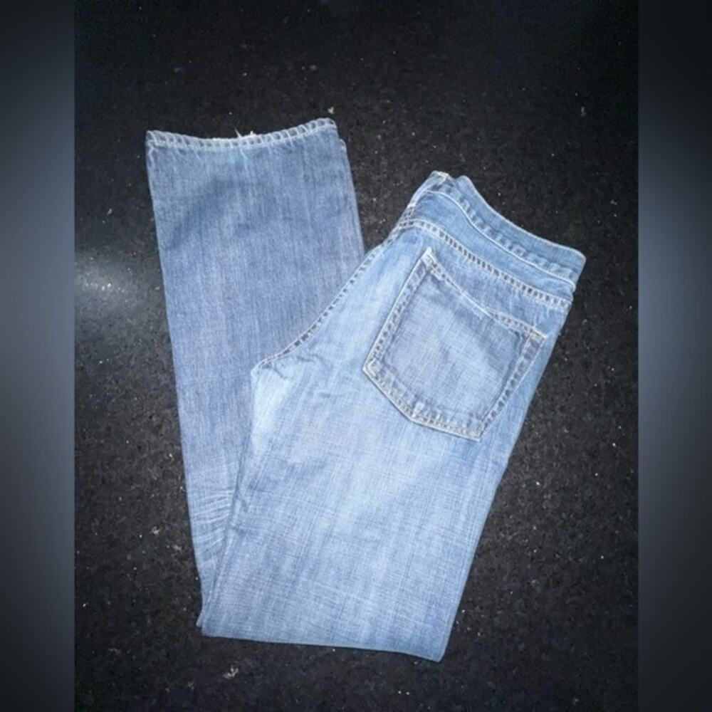 UEC VINTAGE J. CREW DARK WASH DENIM BLUE JEANS SZ 8